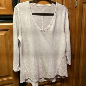 Chico’s light lavender 3/4 length sleeved T